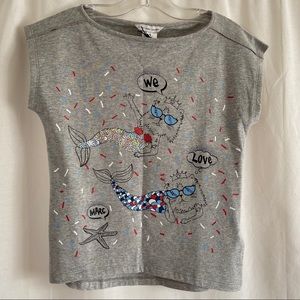 Little Marc Jacobs mermaid t shirt NWOT S8years
